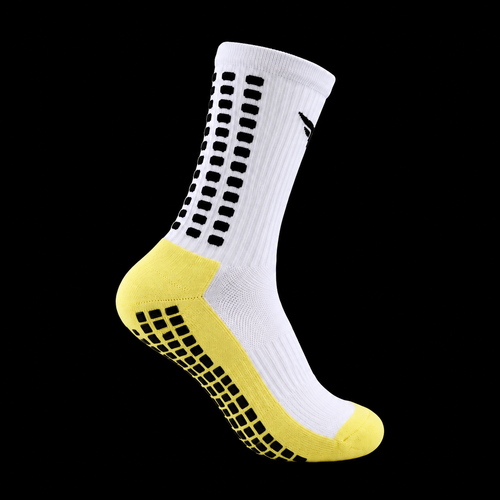 Future Form Elite Grip Socks — white, left view