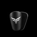 Future Form Elite Shin Guards — Black, one pair