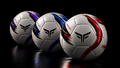 Future Form Triple Threat Bundle with purple, blue and red Elite Match Balls
